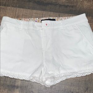 White shorts